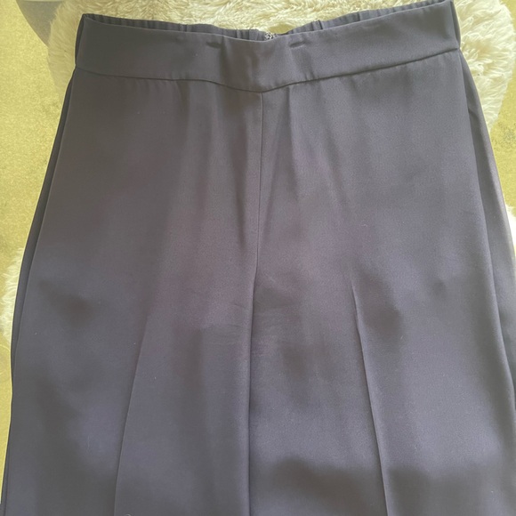 St.John High Waist Wide Leg Cropped Pants - Picture 4 of 13